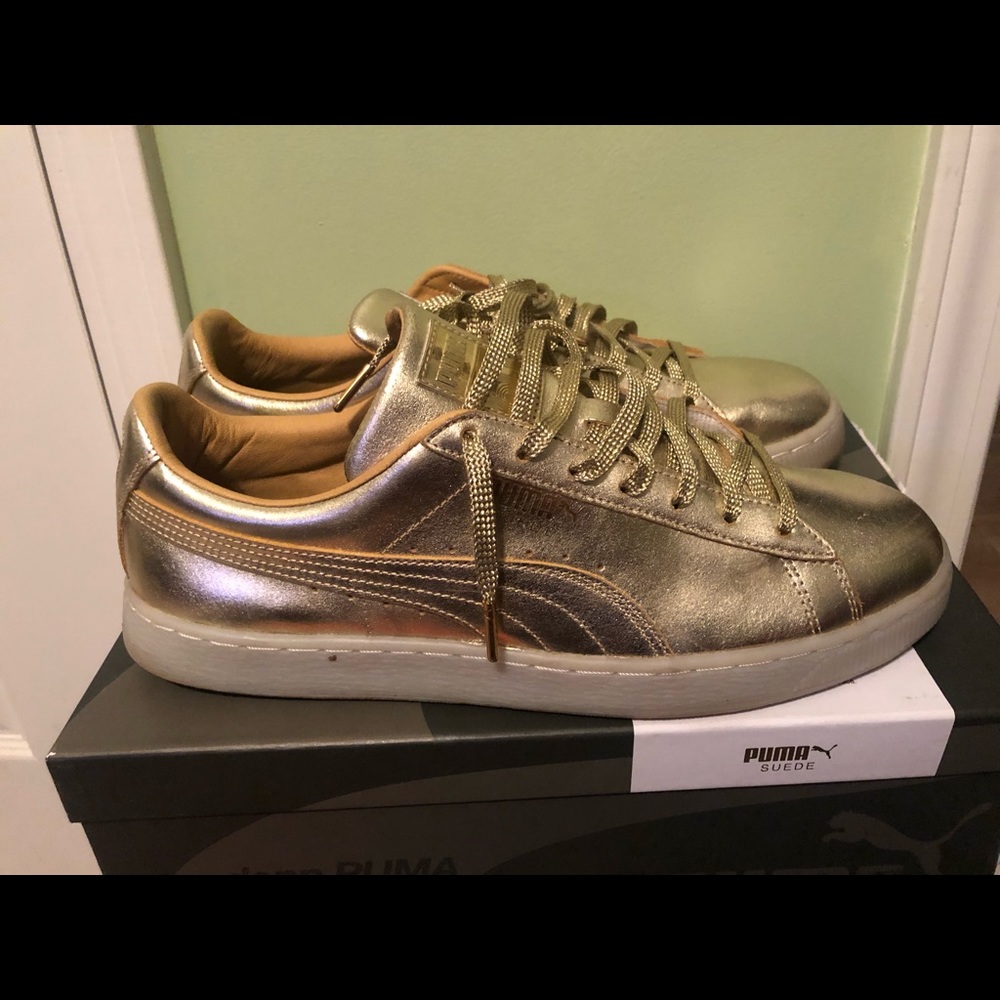 *GOLD* 50th Anniversary Puma Suede